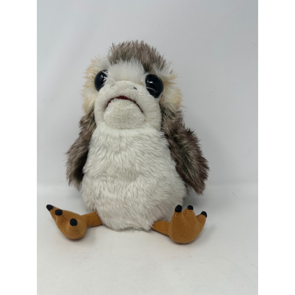 StarWars Porg Electronic Plush Seven20 The Last Jedi Interactive Toy Brown White